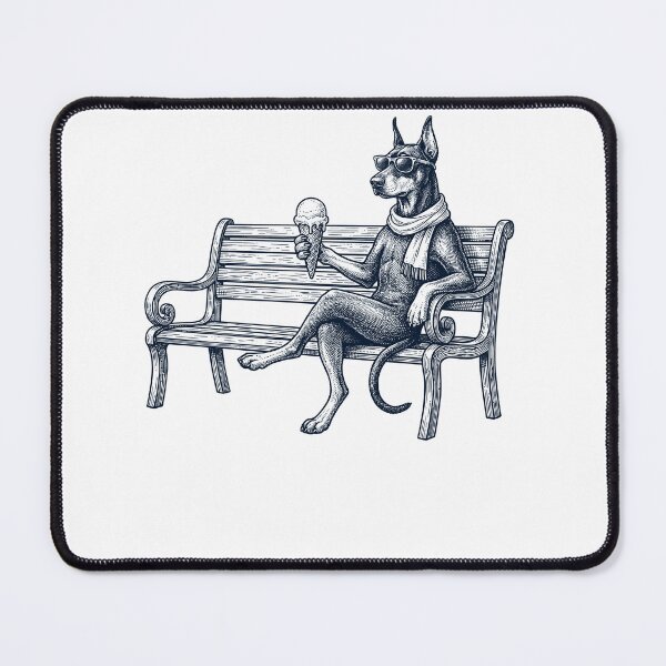 Item preview, Doberman Pinscher Ice Cream Dog Mom Dad designed and sold by DoodleTortle.