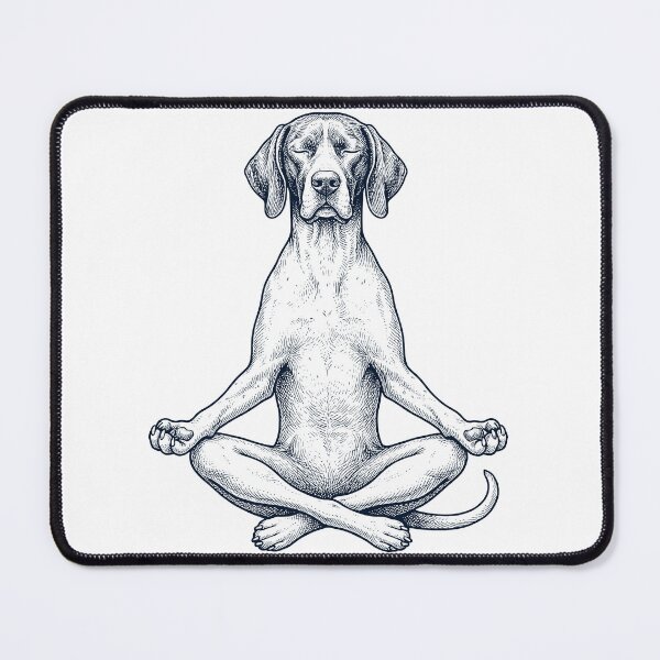 Item preview, Vintage English Pointer Yoga Lotus Meditation Dog Lover designed and sold by DoodleTortle.