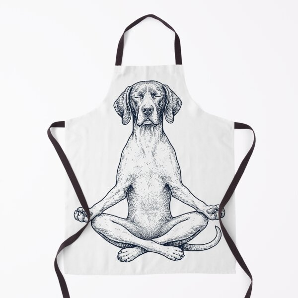 Item preview, Vintage English Pointer Yoga Lotus Meditation Dog Lover designed and sold by DoodleTortle.