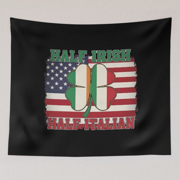 Item preview, Half Irish Half Italian All American US St. Patricks Day designed and sold by OlakunleOloroz.