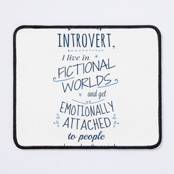 Item preview, Introvert Fictional Worlds Fictional Characters designed and sold by STYLE-BR.