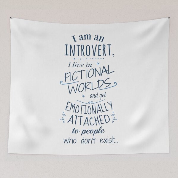 Item preview,  Introvert Fictional Worlds Fictional Characters designed and sold by STYLE-BR.