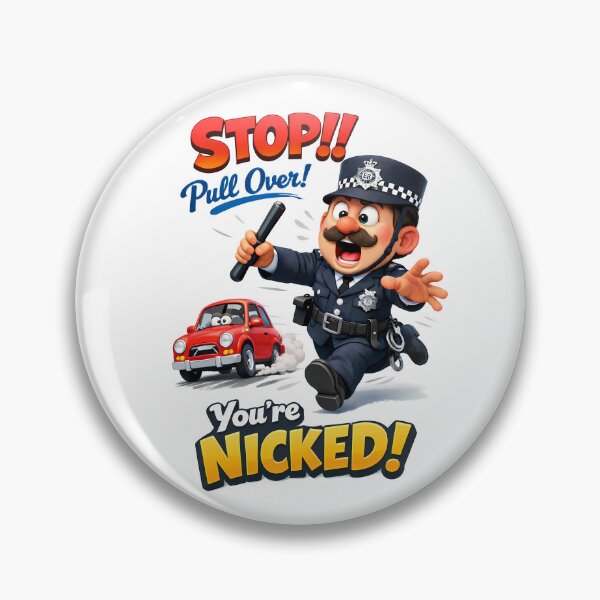 Item preview, English Police Funny designed and sold by MarkColeImaging.