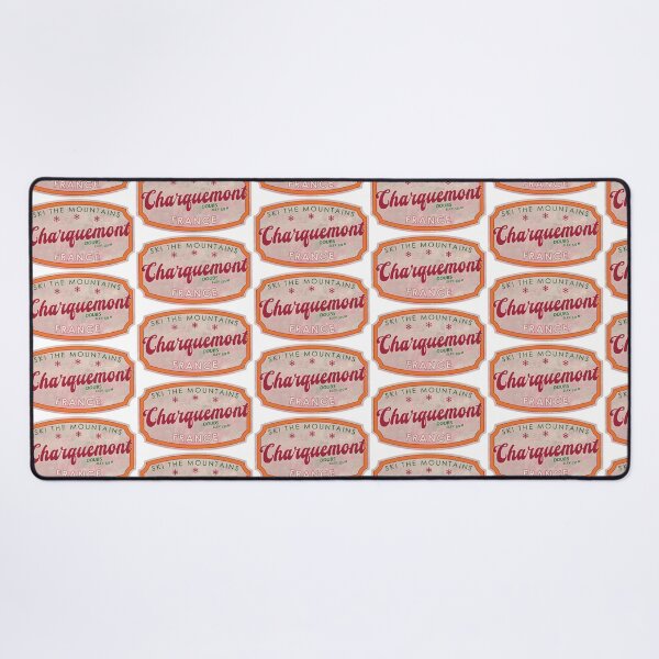 Item preview, Charquemont, France, Doubs, Ski, textured skiing badge designed and sold by Wanderful-roads.