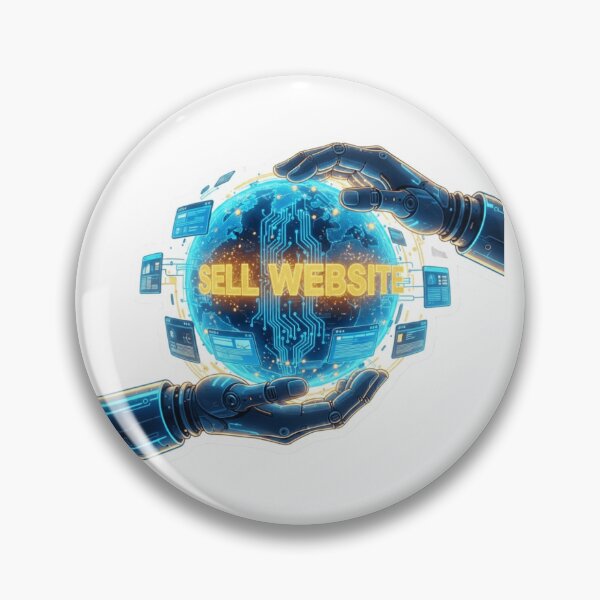 Item preview, Digital Empire: SELL WEBSITE Holographic Tech Concept - Futuristic Web Flipping Art designed and sold by Fatomfatom.