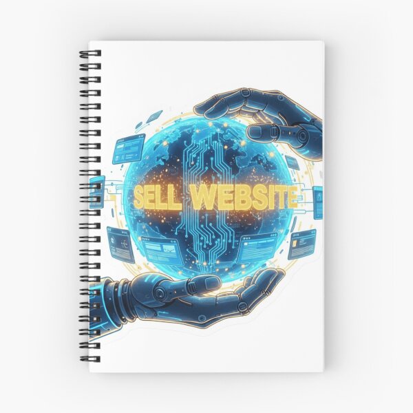 Item preview, Digital Empire: SELL WEBSITE Holographic Tech Concept - Futuristic Web Flipping Art designed and sold by Fatomfatom.