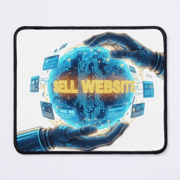 Item preview, Digital Empire: SELL WEBSITE Holographic Tech Concept - Futuristic Web Flipping Art designed and sold by Fatomfatom.