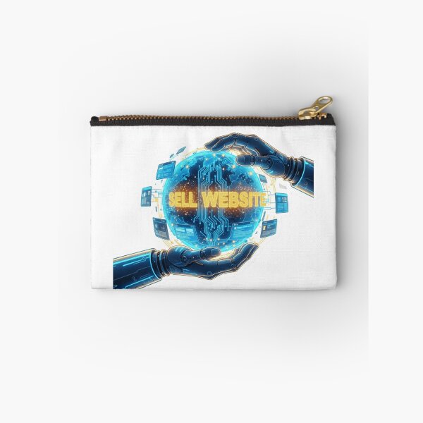 Item preview, Digital Empire: SELL WEBSITE Holographic Tech Concept - Futuristic Web Flipping Art designed and sold by Fatomfatom.