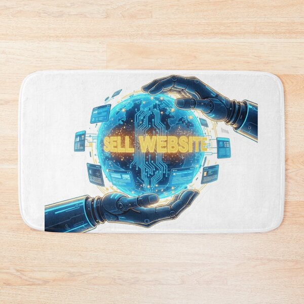 Item preview, Digital Empire: SELL WEBSITE Holographic Tech Concept - Futuristic Web Flipping Art designed and sold by Fatomfatom.