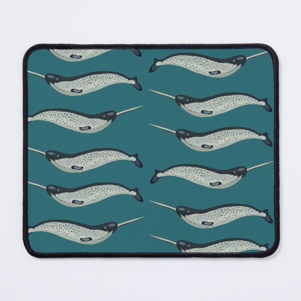 Item preview, Cute Narwhal Illustration Cartoon Arctic Whale designed and sold by PrettylittlepastelUk.