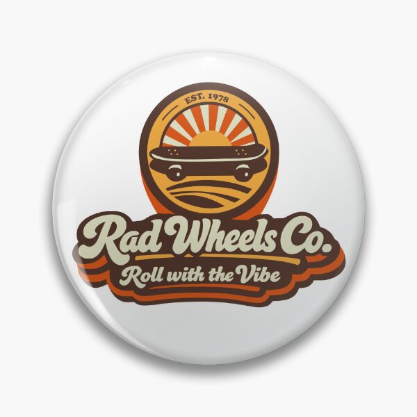 Item preview, Rad Wheels Co. Est. 1978 – Retro Skate Logo designed and sold by DesignedByMarty.
