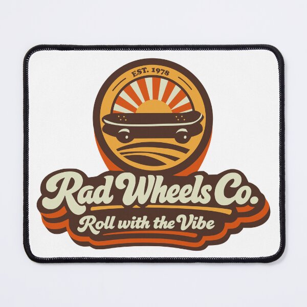 Item preview, Rad Wheels Co. Est. 1978 – Retro Skate Logo designed and sold by DesignedByMarty.