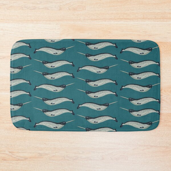 Item preview, Cute Narwhal Illustration Cartoon Arctic Whale designed and sold by PrettylittlepastelUk.