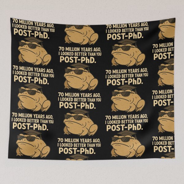 Item preview, Funny Beelzebufo Meme Gifts Ideas For Archaeology Doctorate  designed and sold by Virelo.