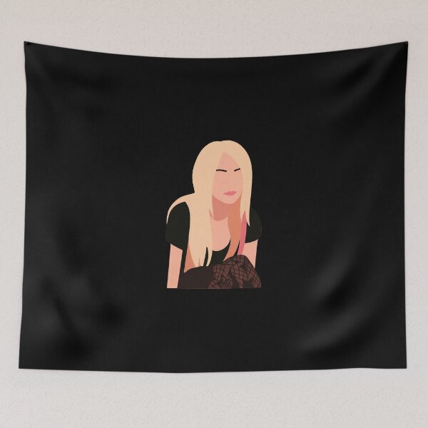 Item preview, Avril Lavigne Lineless Illustration designed and sold by dsxclothing.