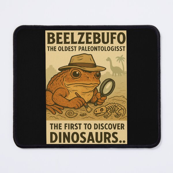 Item preview, Beelzebufo Dinosaur Paleontologist Funny Toad Archaeology Vintage Design designed and sold by Virelo.
