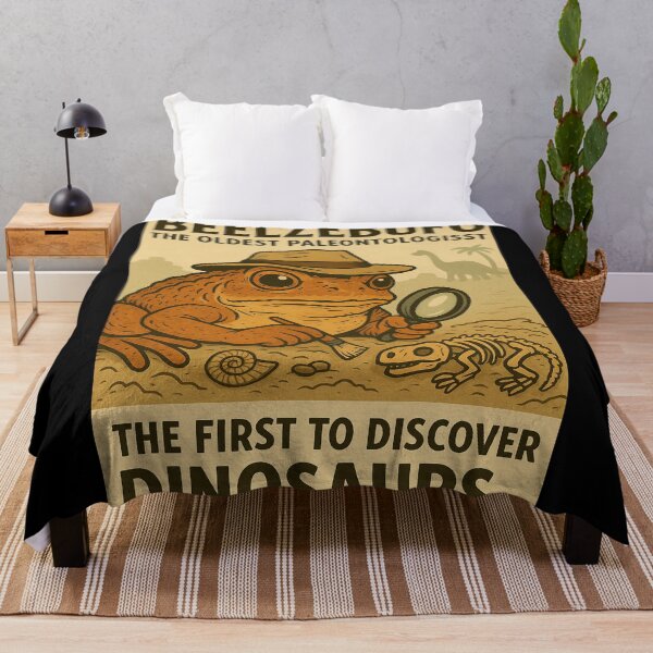 Item preview, Beelzebufo Dinosaur Paleontologist Funny Toad Archaeology Vintage Design designed and sold by Virelo.