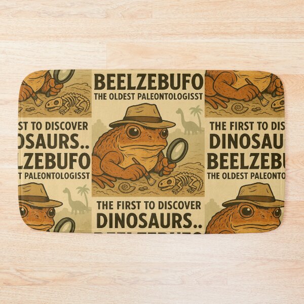 Item preview, Beelzebufo Dinosaur Paleontologist Funny Toad Archaeology Vintage Design designed and sold by Virelo.
