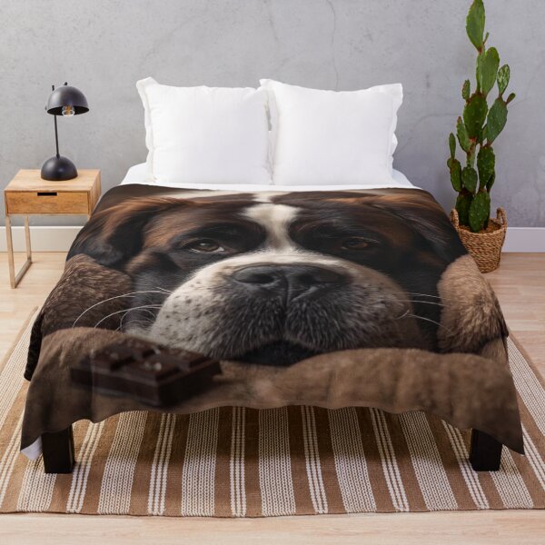 Item preview, Saint Bernard_Chocolate Day Cozy Dog Portrait | ArtivaNest Pet Verse Debut designed and sold by ArtivaNest.