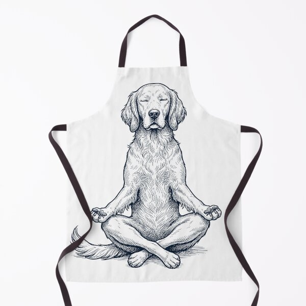 Artikelvorschau, Vintage English Setter Yoga Lotus Meditation Hundeliebhaber entworfen und verkauft von DoodleTortle.