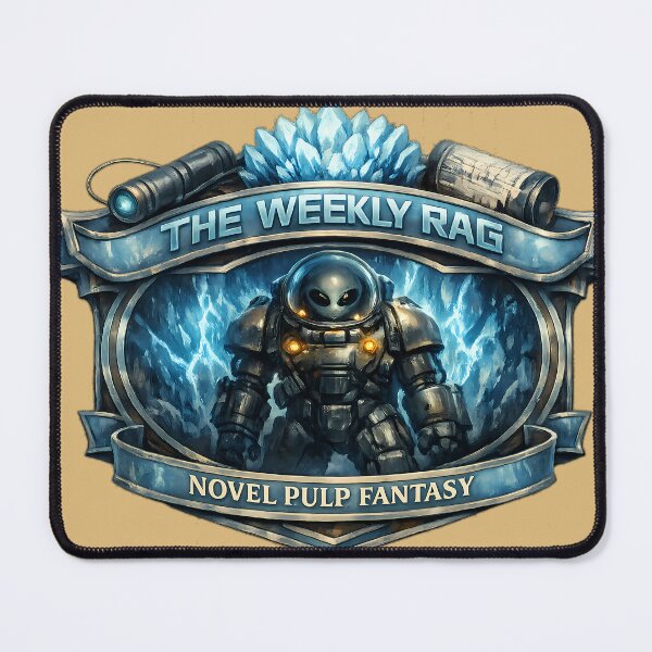 Item preview, Book Emblem Fiction Fantasy Pulp Novel Artic Alien designed and sold by The-Weekly-Rag.