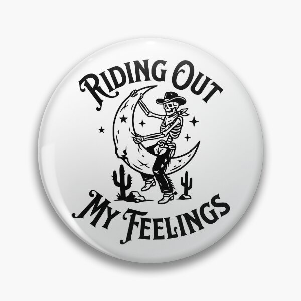 Item preview, Riding Out My Feelings – Cowboy Skull Moon designed and sold by DesignedByMarty.