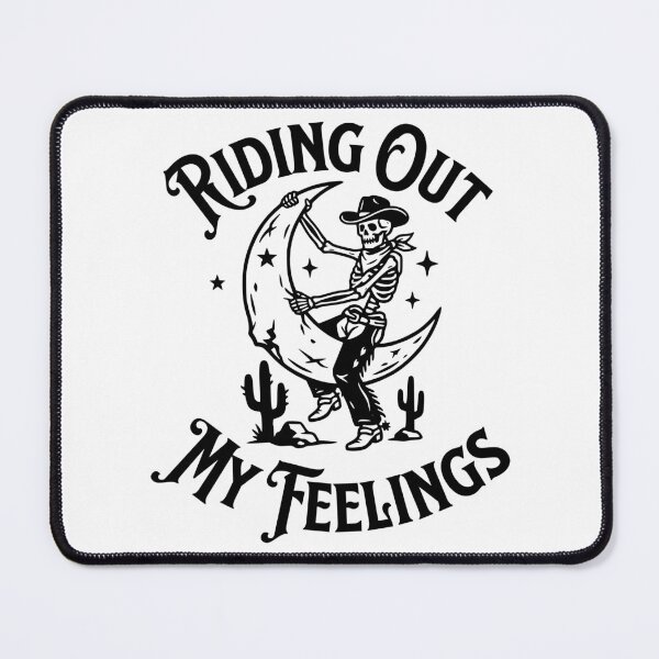 Item preview, Riding Out My Feelings – Cowboy Skull Moon designed and sold by DesignedByMarty.