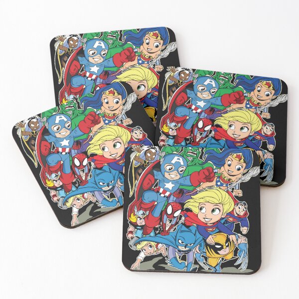 Item preview, a mix of superheroes designed and sold by scarletpops.