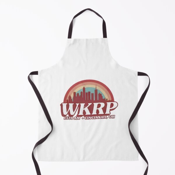 Item preview, Wkrp Retro Cincinnati Rainbow Skyline designed and sold by Tiffany Chase.