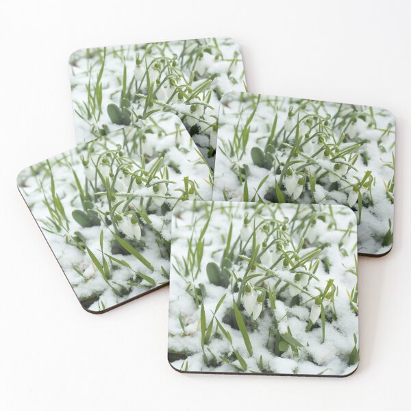 Item preview, Lovely Snowdrops Emerging Through Snow designed and sold by Georgia Mizuleva.