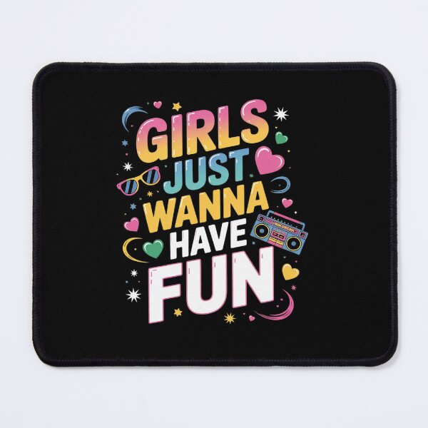 Item preview, Girls Just Wanna Have Fun Awesome 70's 80's 90's 1980s 13 designed and sold by angolinnArt.