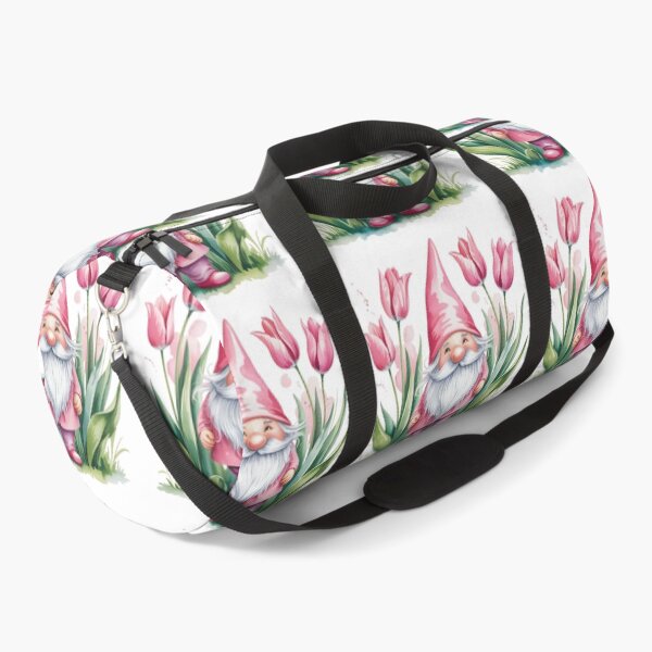 Item preview, Garden Gnome with Pink Tulips designed and sold by jkrphoto.