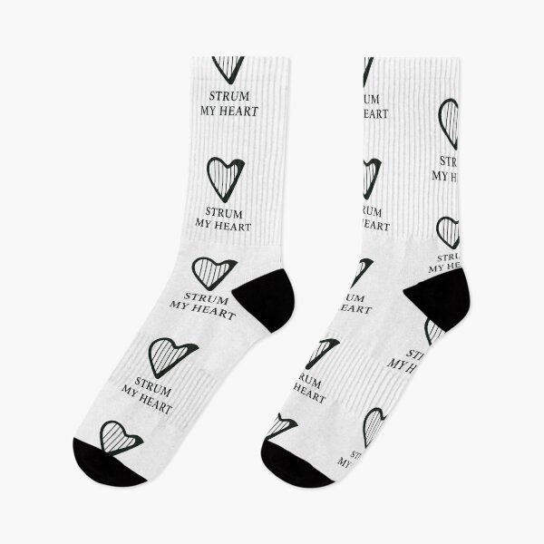 Item preview, Strum My Heart Romantic Harp Heart Design for Brides and Music Lovers designed and sold by Virelo.