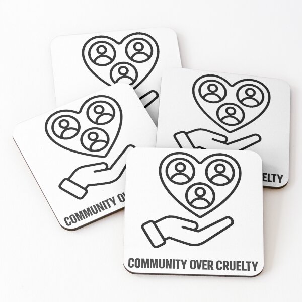 Item preview, Community Over Cruelty - Community Care & Resistance Graphic designed and sold by Hydravisions.