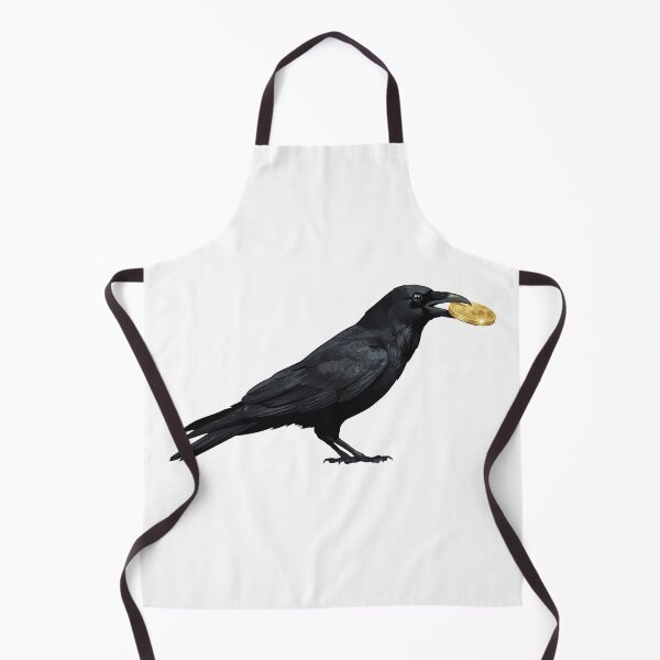 Item preview, The Shiny Collector Crow Holding Gold Coin designed and sold by Petzzz.