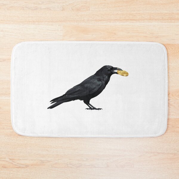 Item preview, The Shiny Collector Crow Holding Gold Coin designed and sold by Petzzz.