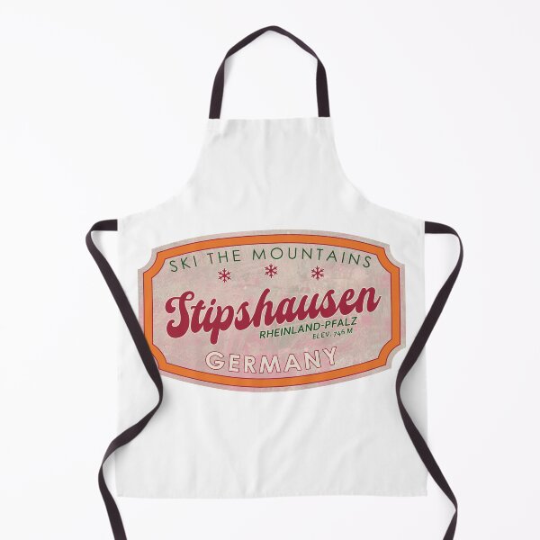 Item preview, Stipshausen, Germany, Rheinland-Pfalz, Ski, textured skiing badge designed and sold by Wanderful-roads.