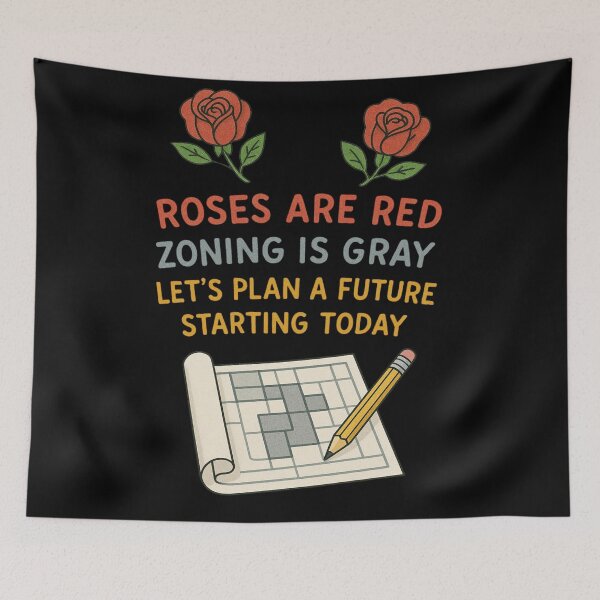 Item preview, Funny Valentine’s Day Gift For Urban Planner designed and sold by Virelo.