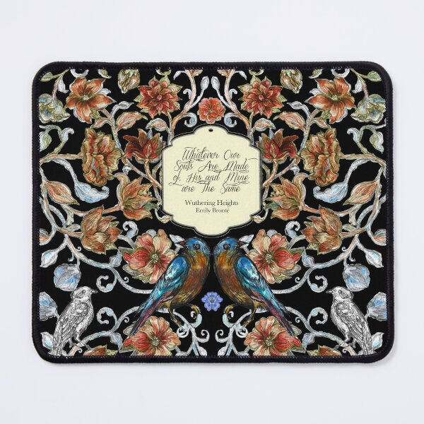 Item preview, Wuthering Heights quote-Emily Bronte- love quote-floral designed and sold by FanitsaArt.
