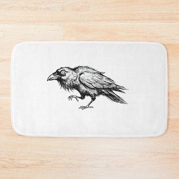 Item preview, Feral Goth Chicken Funny Raven Meme designed and sold by Petzzz.