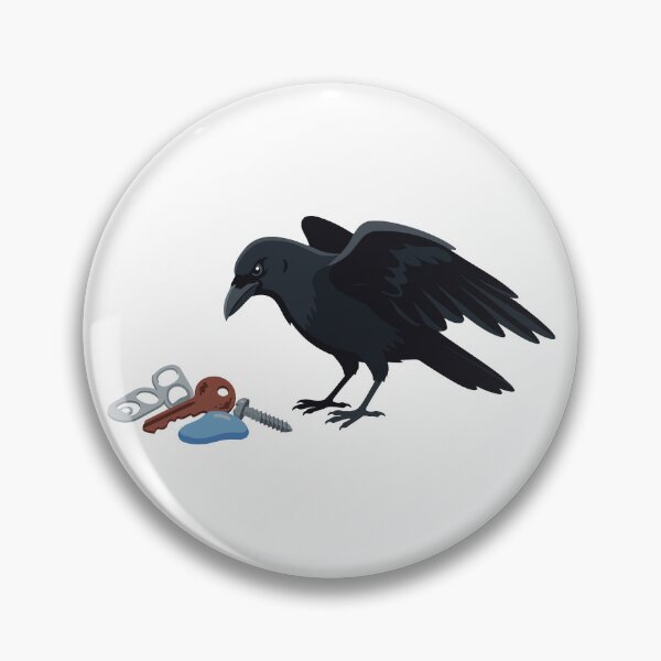 Item preview, Crow With Treasure Pile Goblincore Art designed and sold by Petzzz.