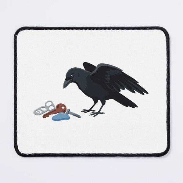 Item preview, Crow With Treasure Pile Goblincore Art designed and sold by Petzzz.