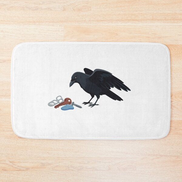 Item preview, Crow With Treasure Pile Goblincore Art designed and sold by Petzzz.