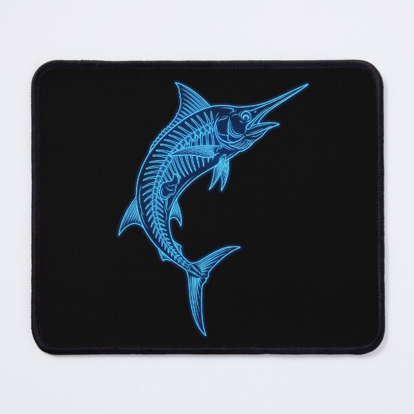 Item preview, Neon Swordfish Skeleton Line Art designed and sold by EimSol.