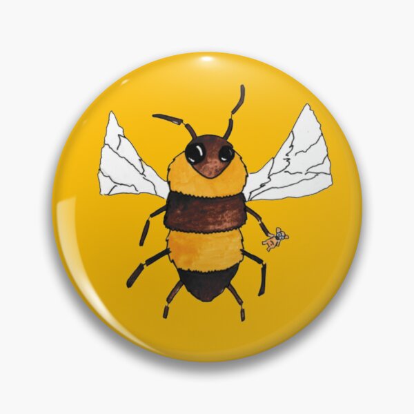 Item preview, The Bee’s Best Friend: Hand-Drawn Scruffy Bee and Teddy Watercolour designed and sold by Englandbear.