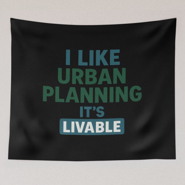 Item preview, Urban Planner Quote Poster Livable City Design Gift designed and sold by Virelo.