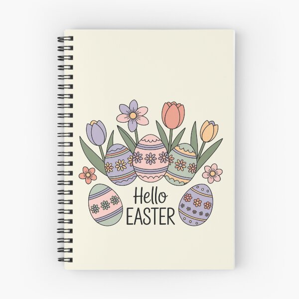 Item preview, Hello Easter – Soft Floral Easter Egg Illustration designed and sold by WikaKowalczyk.