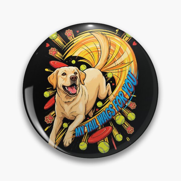 Item preview, Labrador Retriever "My Tail Wags For You" Valentine   designed and sold by Tong4130.