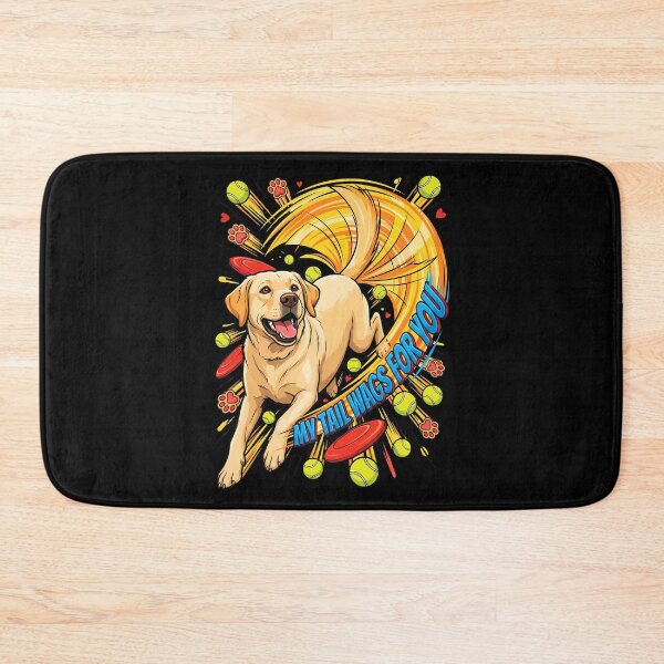 Item preview, Labrador Retriever "My Tail Wags For You" Valentine   designed and sold by Tong4130.