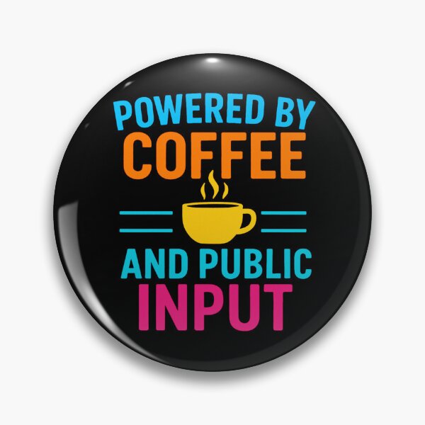 Item preview, Powered by Coffee Urban Planner Humor Gift  designed and sold by Virelo.